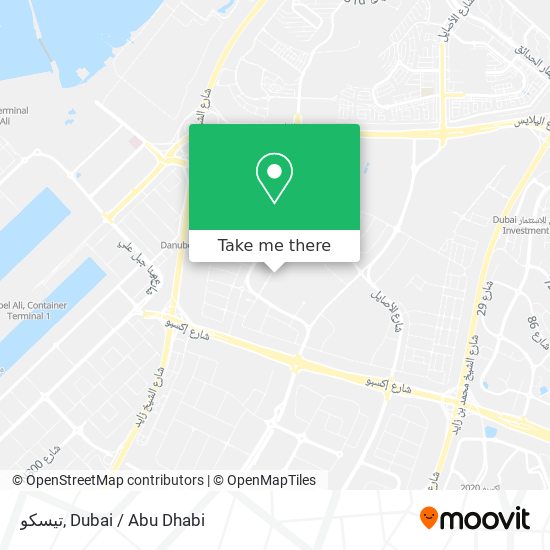 تيسكو map