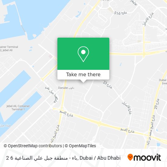 باء - منطقة جبل علي الصناعية 6 2 map