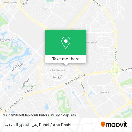 هي للشقق الفندقية map