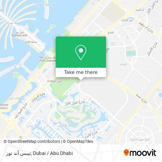 تيبس آند توز map