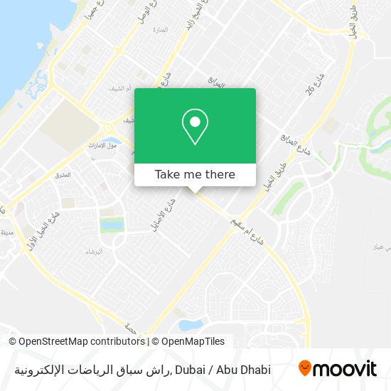 راش سباق الرياضات الإلكترونية map