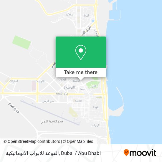 الفوعة للابواب الاتوماتيكية map