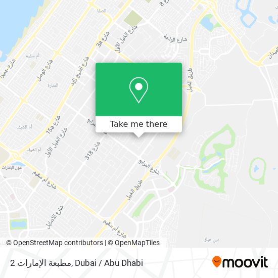 مطبعة الإمارات 2 map