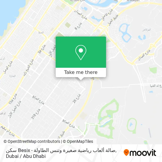 سكن Besix - صالة ألعاب رياضية صغيرة وتنس الطاولة map