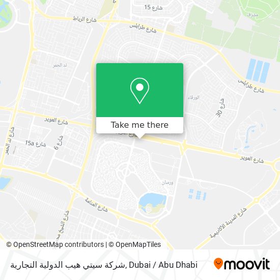 شركة سيتي هيب الدولية التجارية map