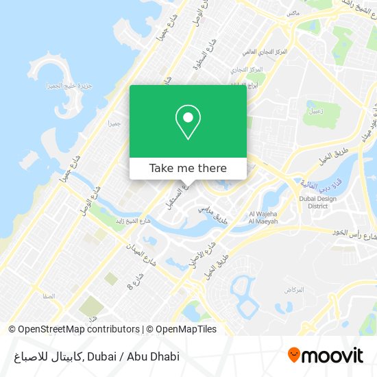 كابيتال للاصباغ map