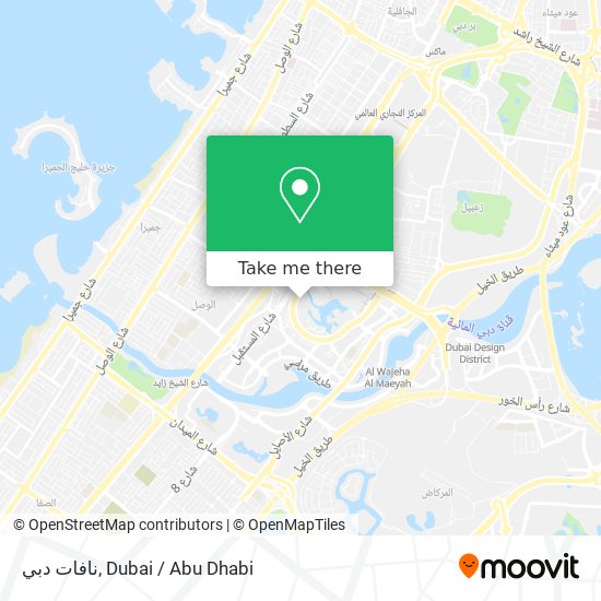 نافات دبي map