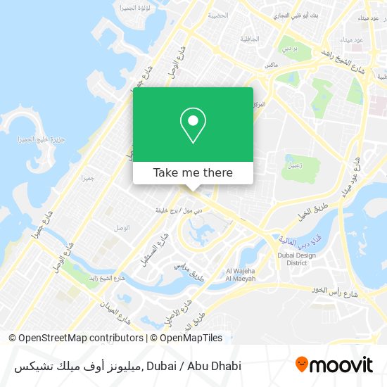 ميليونز أوف ميلك تشيكس map