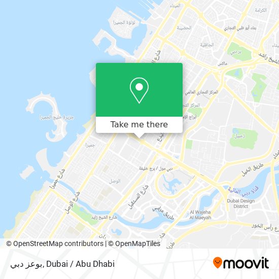 بوعز دبي map