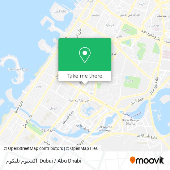 اكسيوم تليكوم map