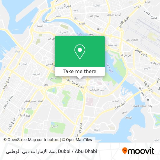 بنك الإمارات دبي الوطني map