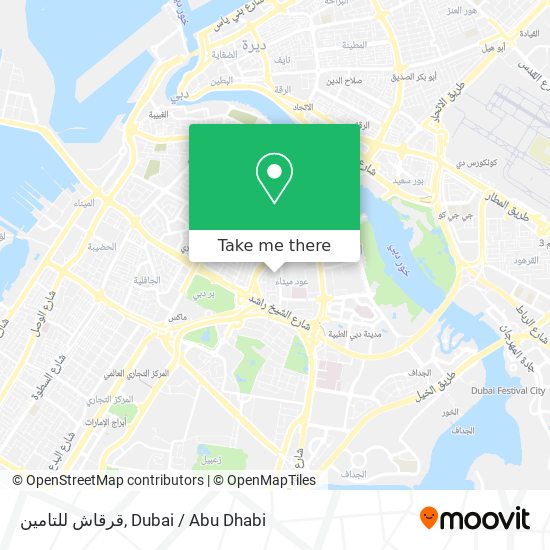 قرقاش للتامين map