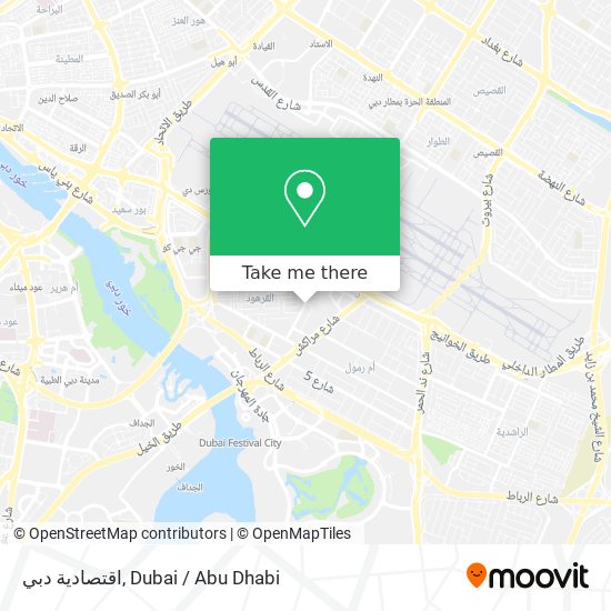 اقتصادية دبي map