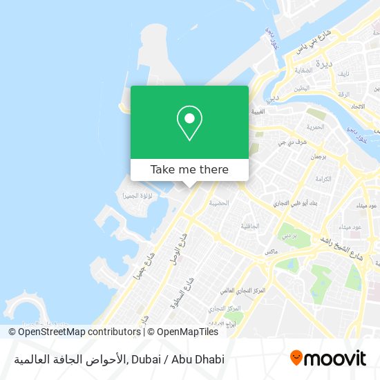 الأحواض الجافة العالمية map