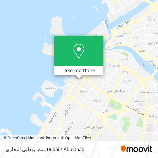 بنك أبوظبي التجاري map