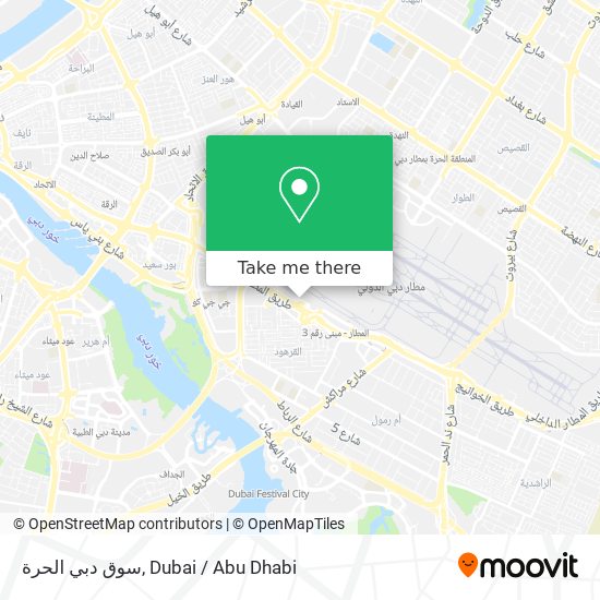 سوق دبي الحرة map