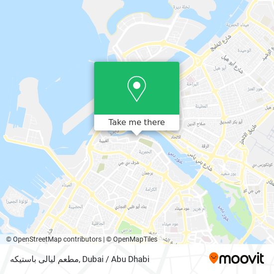 مطعم ليالى باستيكه map