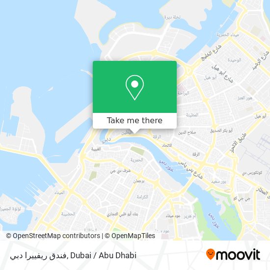 فندق ريفييرا دبي map
