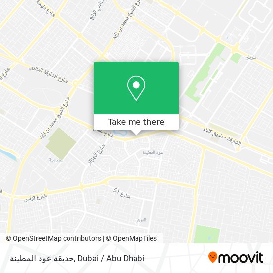 حديقة عود المطينة map