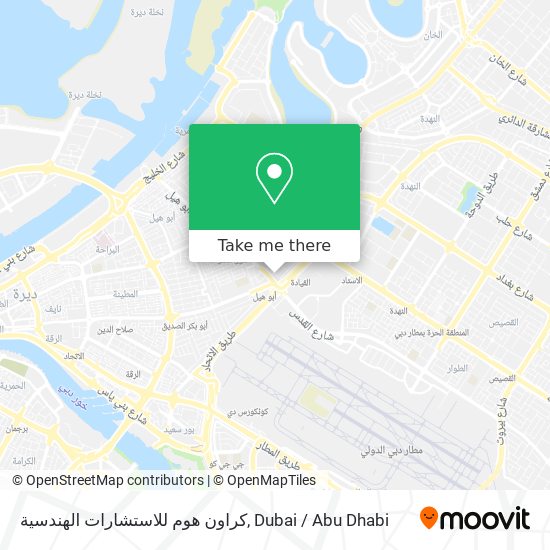 كراون هوم للاستشارات الهندسية map