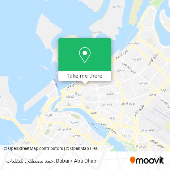 حمد مصطفى للنقليات map