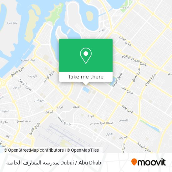 مدرسة المعارف الخاصة map