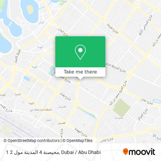 محيصنة 4 المدينة مول 2 1 map