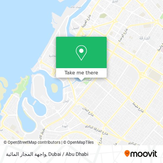 واجهة المجاز المائية map