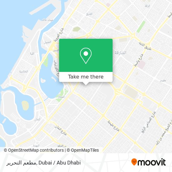 مطعم التحرير map
