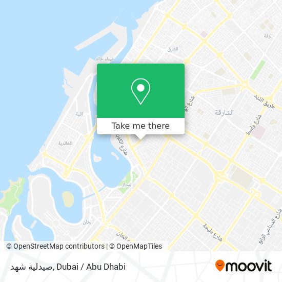 صيدلية شهد map