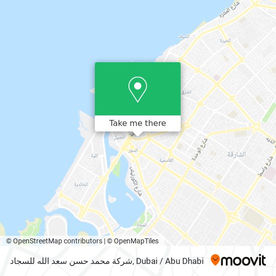 شركة محمد حسن سعد الله للسجاد map