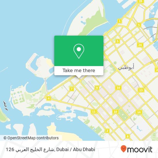 126 شارع الخليج العربي map