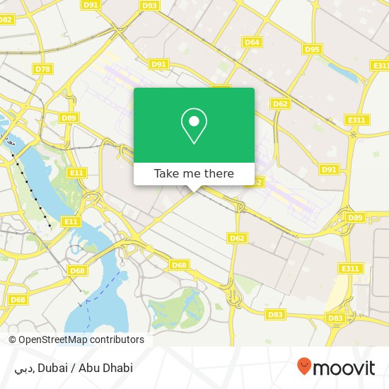 دبي map