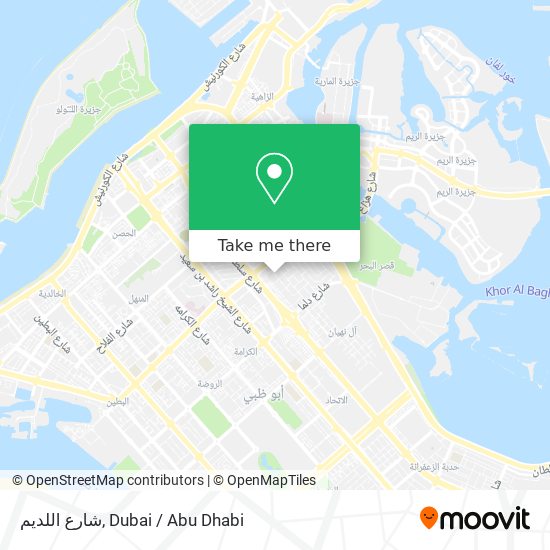 شارع اللديم map