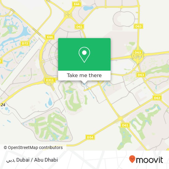 دبي map