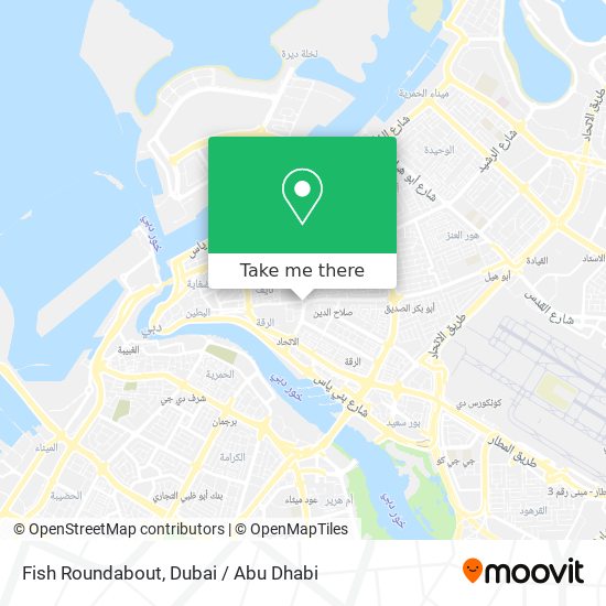 Fish Roundabout map