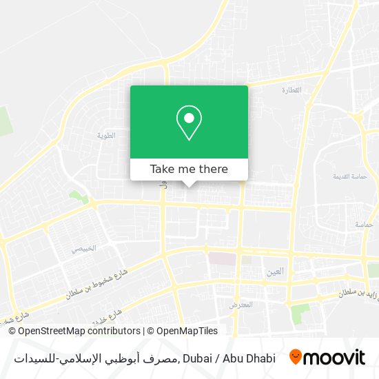 مصرف أبوظبي الإسلامي-للسيدات map
