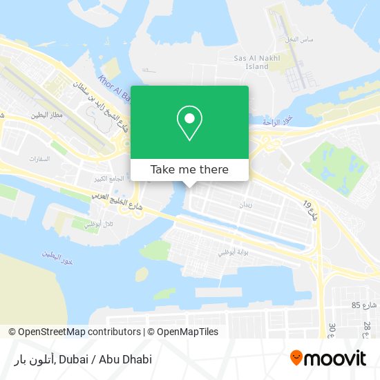 أتلون بار map