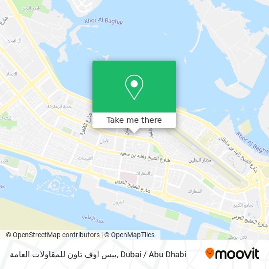 بيس اوف تاون للمقاولات العامة map