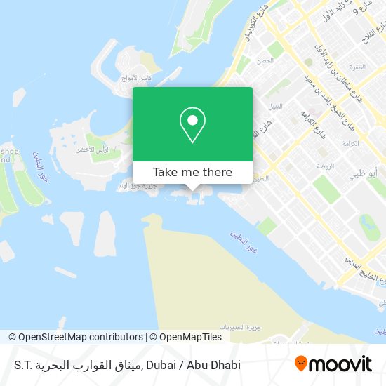 S.T. ميثاق القوارب البحرية map