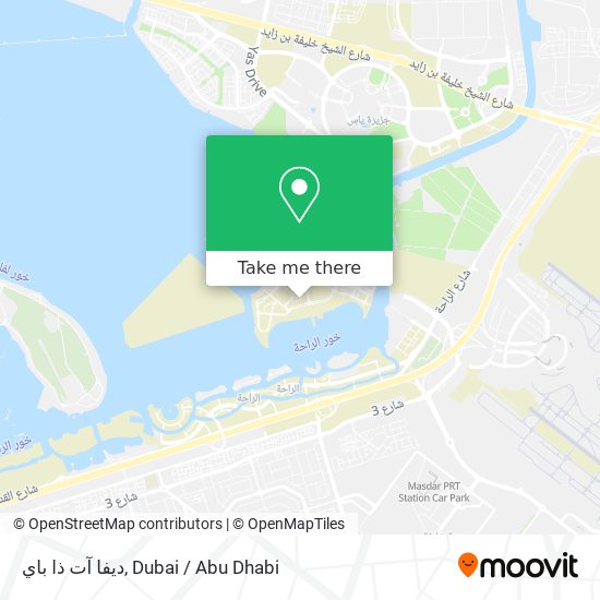 ديفا آت ذا باي map