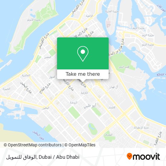 الوفاق للتمويل map