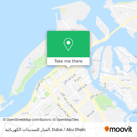 المنار للتمديدات الكهربائية map
