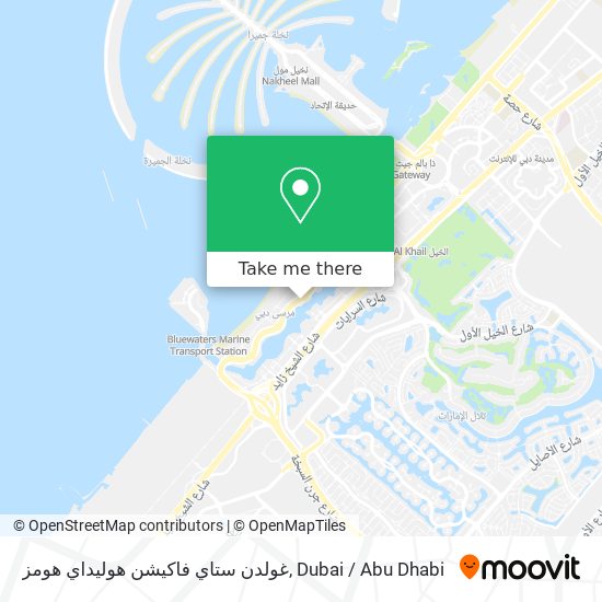 غولدن ستاي فاكيشن هوليداي هومز map