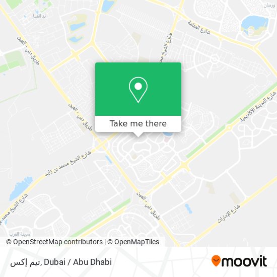 تيم إكس map