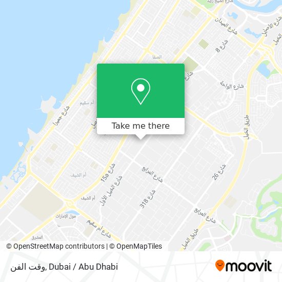 وقت الفن map