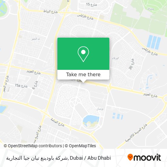 شركة باودينغ تيان جيا التجارية map