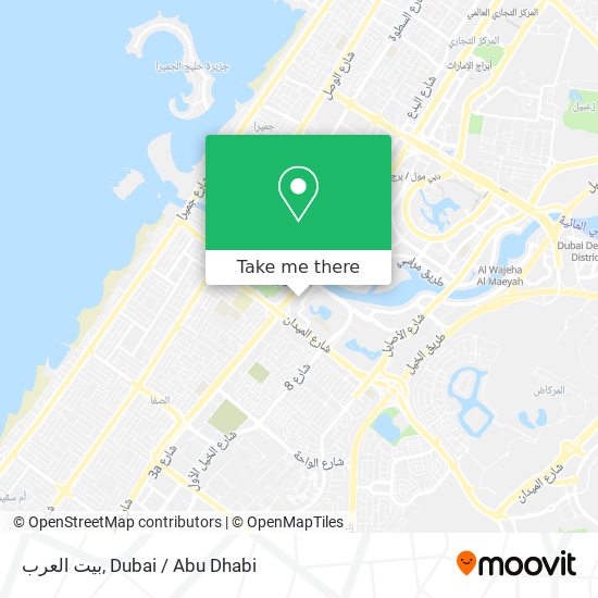 بيت العرب map