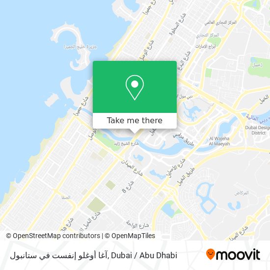 آغا أوغلو إنفست في ستانبول map