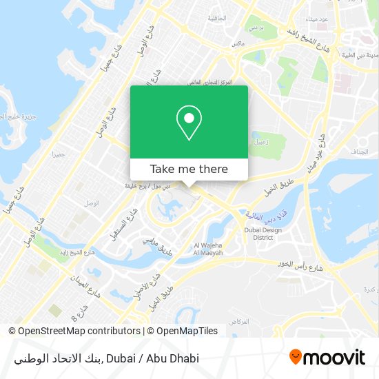 بنك الاتحاد الوطني map